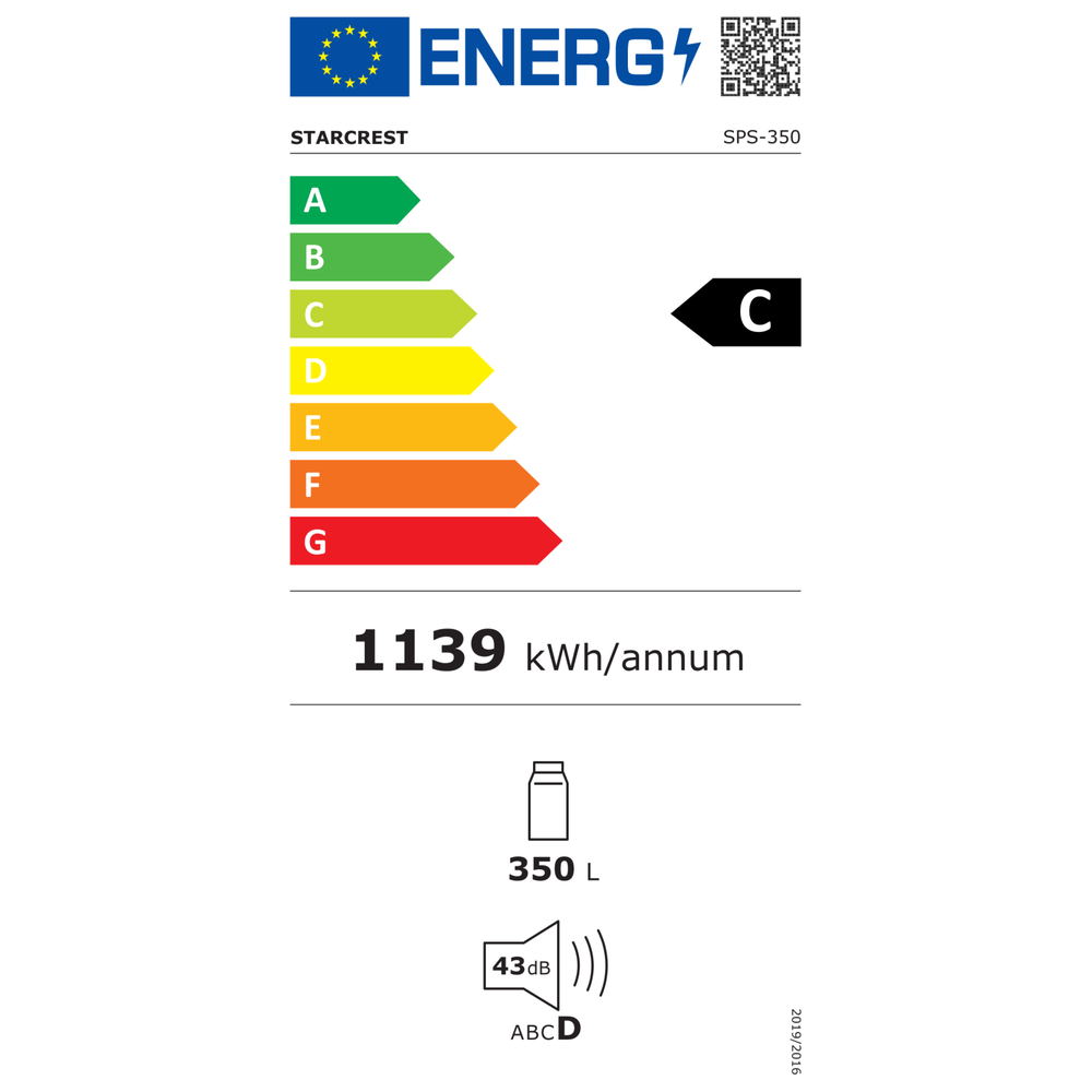 STARCREST SPS-350 Hladnjak za piće 350L Crni slika 7