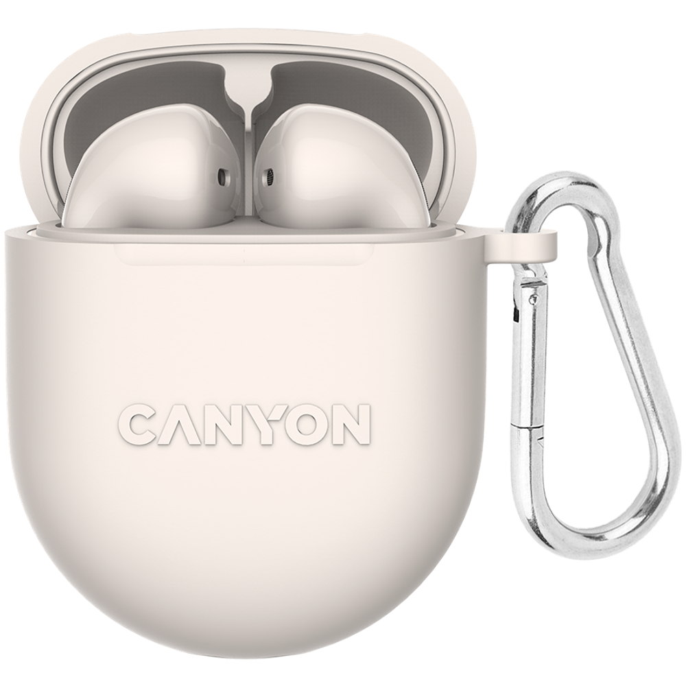CANYON TWS-6 Bežične Bluetooth Slušalice, Bež slika 1