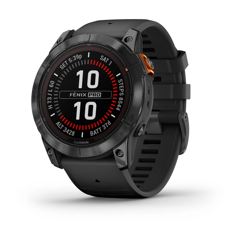 GARMIN Garmin fenix 7X Pro, Solar izdanje, tamnosivi s crnim remenom image