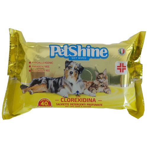 Petshine Clorexidina Vlažne Maramice 40 kom. slika 1