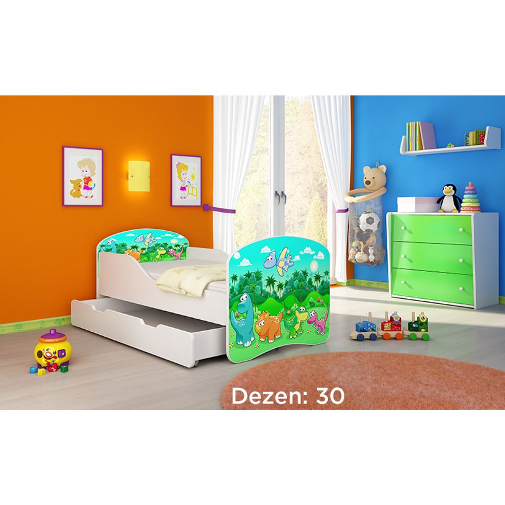ACMA Dječiji krevet Acma I sa ladicom - 160x80cm - Dezen 30 slika 2