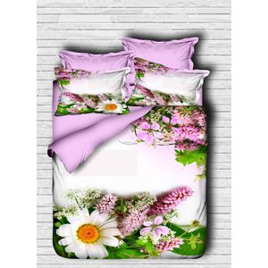 142 Lilac
White
Green Double Duvet Cover Set