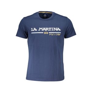 LA MARTINA BLUE MAN SHORT SLEEVE T-SHIRT