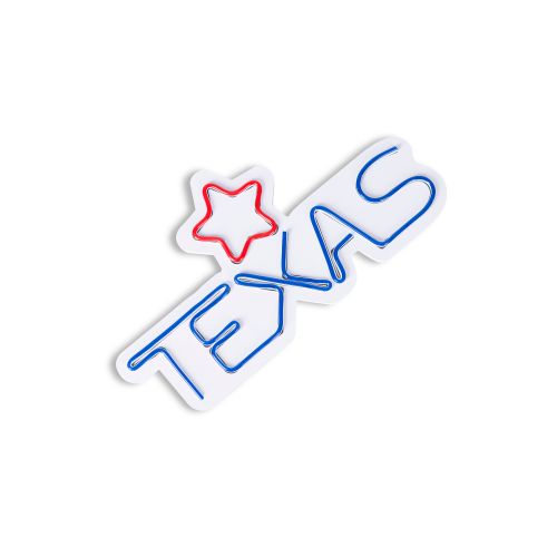 Wallity Ukrasna plastična LED rasvjeta, Texas Lone Star Red slika 5