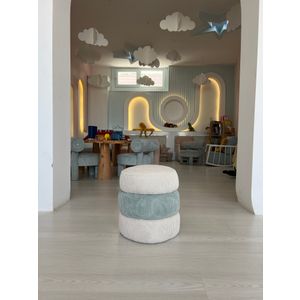 Miniboum - Plavi PlaviBijeli Pouf