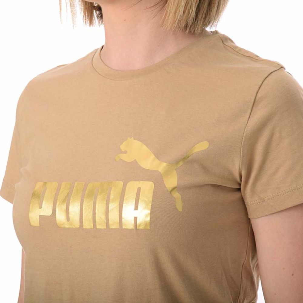 Puma Majica kratki rukav ESS+ Metallic Logo Tee za žene slika 3