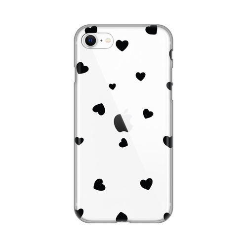 Torbica Silikonska Print Skin za iPhone 7/8/SE 2020/2022 Hearts slika 1