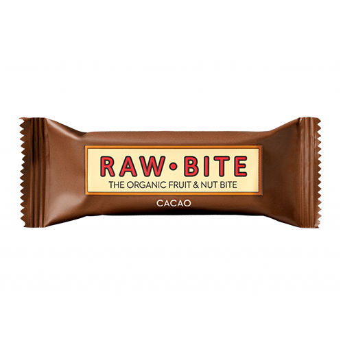 Raw Bite Voćni Energetski Bar Organski - Kakao 50g slika 1