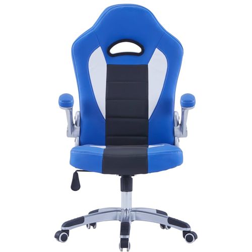 Igraća stolica od umjetne kože plava slika 20