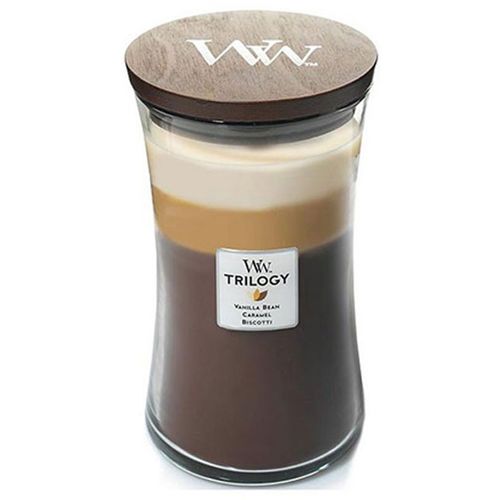 WOODWICK CLASSIC LARGE, svijeća mirisna Trilogy Cafe Sweet  slika 1