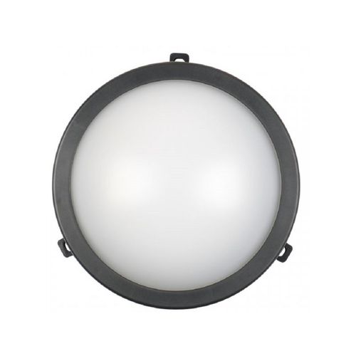 Commel Led svetiljka 12W okrugla 4000K crna slika 1