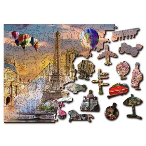 Wooden City Drvene puzzle - Pariz L slika 1