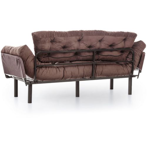 Atelier Del Sofa Trosjed na razvlačenje, Smeđa, Nitta Triple - Brown slika 11