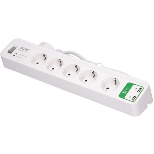 APC Essential SurgeArrest 5 outlets with 5V  2.4A 2 port USB charger 230V Germany slika 1