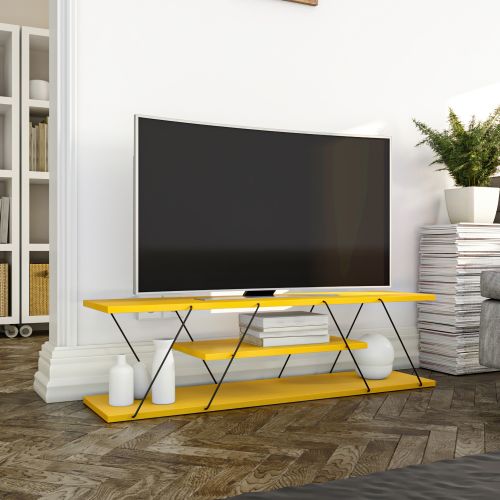 Canaz - Yellow YellowBlack TV Stand slika 2