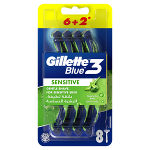 Gillette jednokratni brijači Blue3 Sensitive 6+2 kom