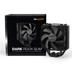be quiet! BK024 Dark Rock SLIM, 180W TDP, Virtually inaudible Silent Wings 3 120mm PWM fan max 23.6dB(A), 4 high-performance copper heat pipes