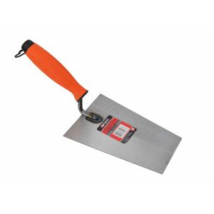 AWTOOLS trapezoidna glačana žlica 180mm s gumiranim drškom