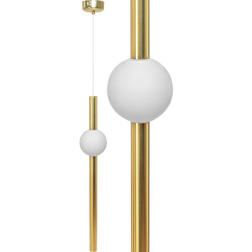 TOOLIGHT Stropna viseća svjetiljka duga LED zlatno bijelo APP475-CP slika 1