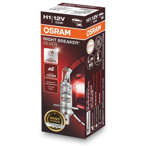 Sijalica H1 +100% OSRAM Night Breaker Silver slika 1