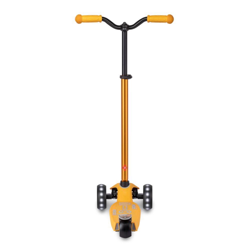 Micro Romobil Maxi Deluxe Pro LED, Sunburst Yellow slika 4