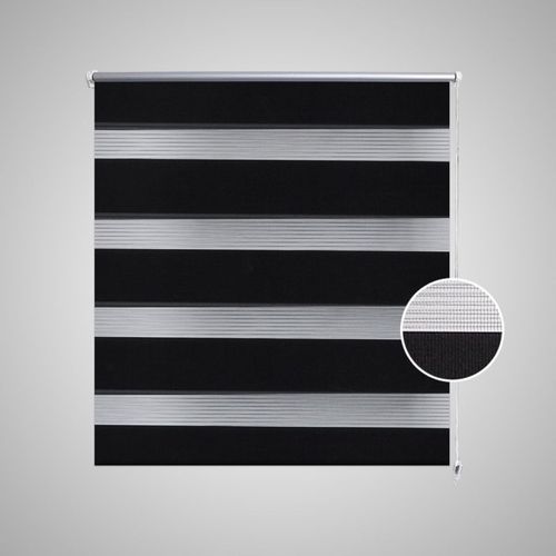 Rolo crne zavjese sa zebrastim linijama 100 x 175 cm slika 3
