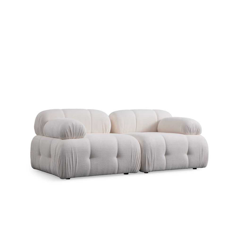 Petite 2 - Bijela 2-sjedalna Sofa slika 3