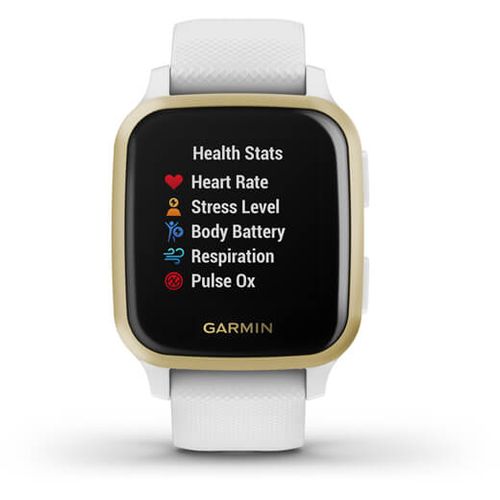 GARMIN Venu® SQ SmartWatch - White/Light Gold slika 6