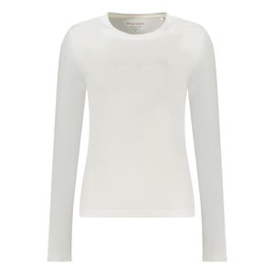 GUESS JEANS LONG SLEEVE T-SHIRT WOMEN WHITE