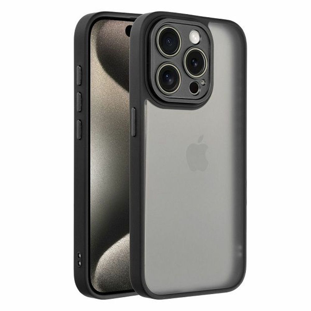 MM TPU IPHONE 17 PRO - MATTE BLUR Black slika 1