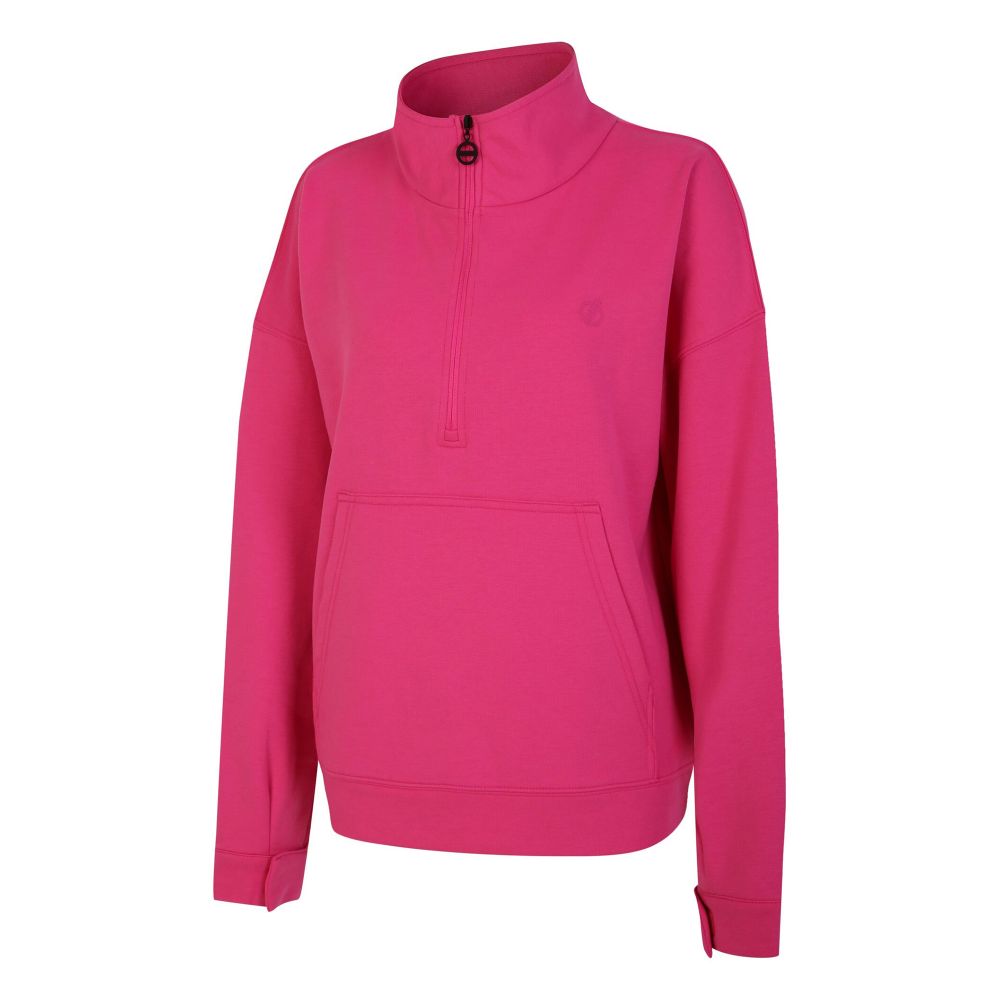 Dare2B Ženski duks Recoup II Half Zip, Sweatshirt Pure Pink slika 2