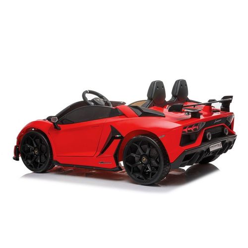 Licencirani auto na akumulator Lamborghini Aventador SX2028 - dvosjed - crveni slika 5