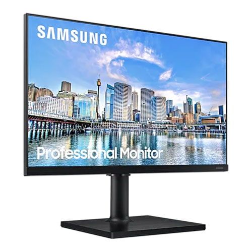 Samsung monitor LF24T450FQRXEN 24" IPS 1920x1080 75Hz 5ms HDMIx2 DP USB Freesync pivot visina crna slika 2