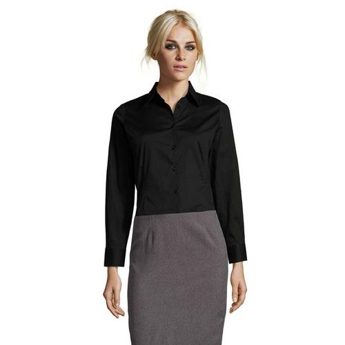 EDEN ženska košulja sa dugim rukavima - Crna, XL  slika 1