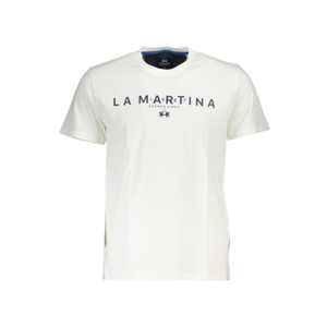 LA MARTINA MEN'S SHORT SLEEVE T-SHIRT WHITE