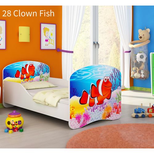 Dječji krevet ACMA s motivom 140x70 cm - 28 Clown Fish slika 1