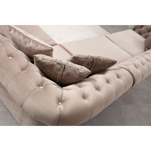 Atelier Del Sofa Kutna garnitura BOGART CORNER, desna, bež, Bogart Corner Right (L3-C-EOT)- Beige slika 2