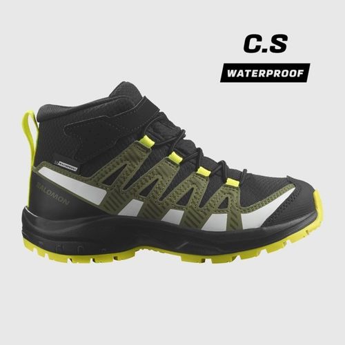 Dječje Tenisice Salomon Xa Pro V8 Mid Cswp Black/Green/Yellow  slika 1