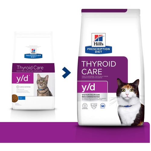 Hill's Prescription Diet y/d Thyroid Care Hrana za Mačke, 1,5 kg slika 2