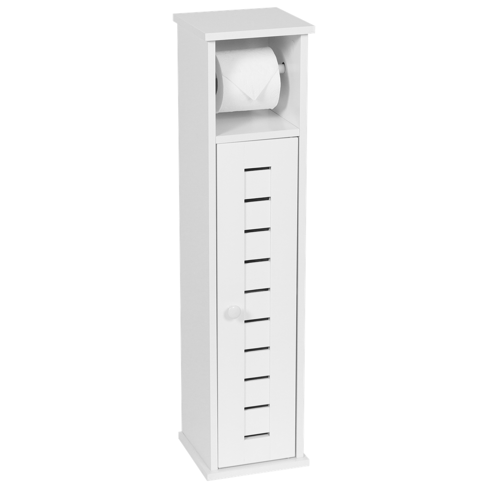 Tendance držač toaletnog papira sa spremnikom Santorini , MDF, bijeli slika 3