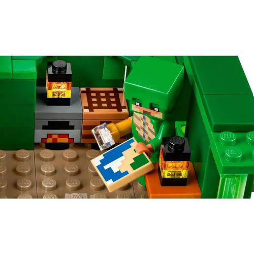 Playset Lego 21254 Minecraft Turtle Beach House slika 7