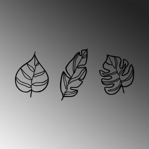 Wallity Metalna zidna dekoracija, Leaves - 485 slika 4