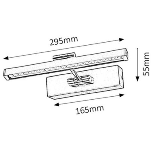 Rabalux PictureGuard LED5W hrom slika 2