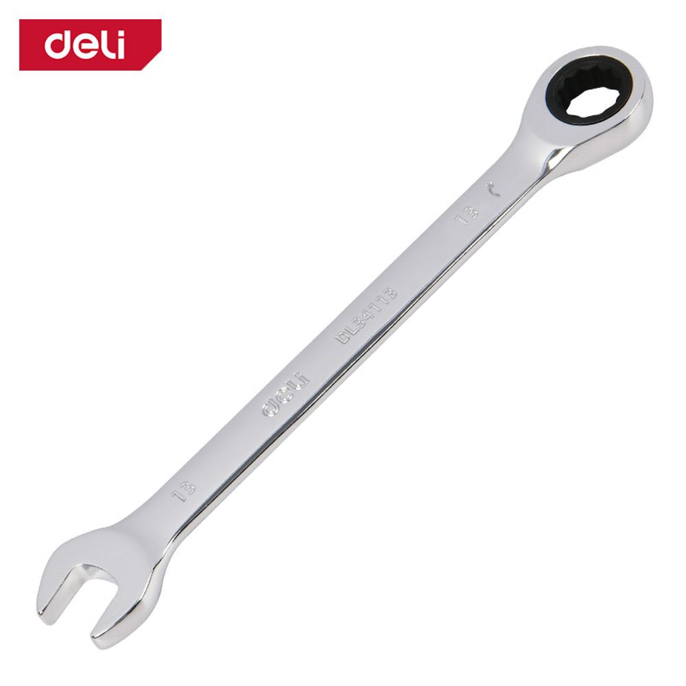 Ključ okasti-vilasti sa račnom 13 mm Deli EDL34113 slika 1