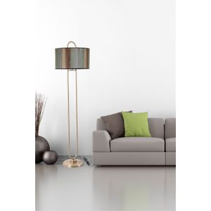 Elips Lambader Eskitme Ayak Renkli Abajurlu Multicolor Floor Lamp