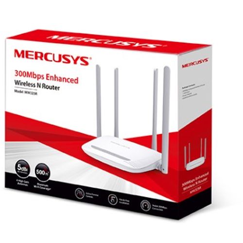 LAN Router Mercusys MW325R 300Mbps Enhanced Range Wireless N Router (44152) slika 1