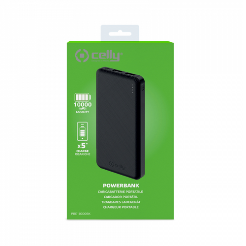 CELLY Powerbank ENERGY od 10000mAh u CRNOJ boji slika 4