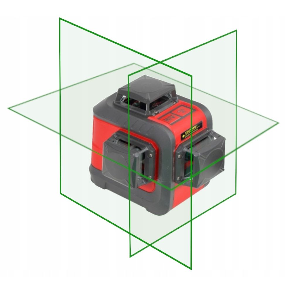 Laser 3D križno linijski 360° zelen 15169 slika 1