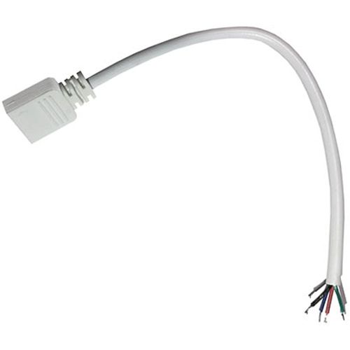 XLED SUN-E19W Konektor za spajanje RGB led trake,ženski,4 pin,15cm slika 3