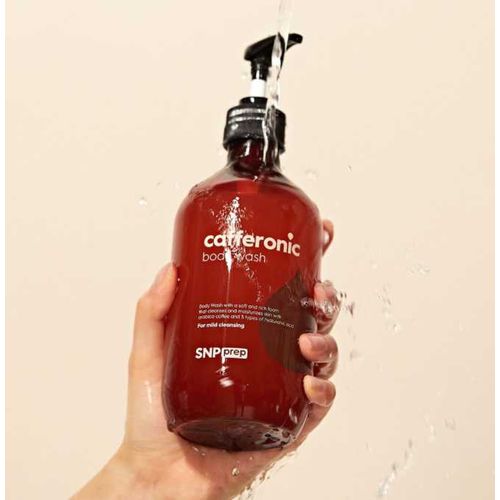 SNP Prep Cafferonic Body Wash 500ml pena za tuširanje sa ekstraktom kafe i hijaluronom slika 3